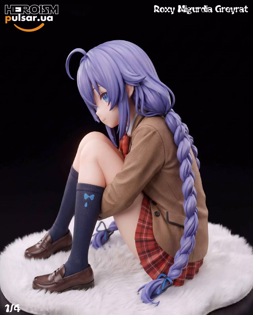 Оригінальна аніме фігурка «1/4 Scale JK Custumes Roxy Migurdia Greyrat-Mushoku Tensei: Jobless Reincarnation-Heroism Studio», фото 3