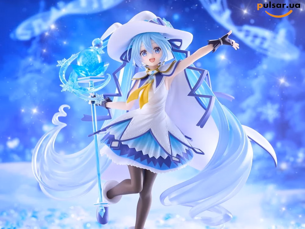 Оригінальна аніме фігурка «Hatsune Miku AMP+ All Stars Figure - Snow Miku 2014 Ver.», фото 2