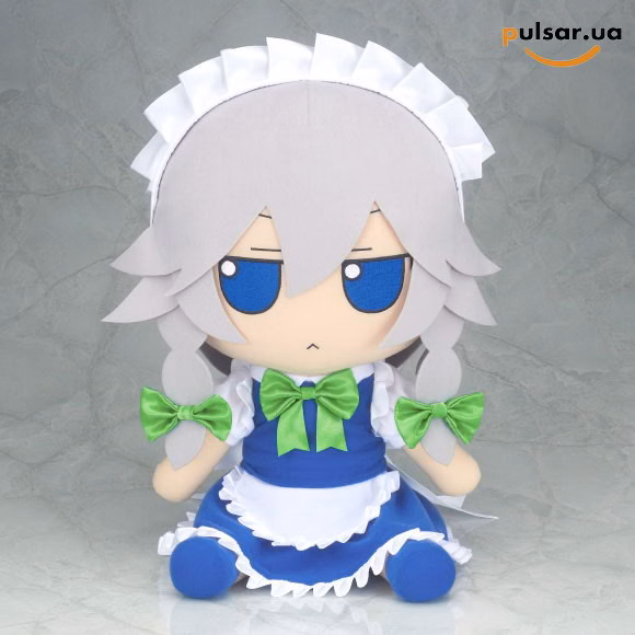 Оригінальна м'яка іграшка «Touhou Project Plush Series Sakuya Izayoi FumoFumo Sakuya. (Medium Size Ver.), фото 2