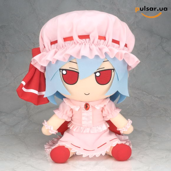 Оригінальна м'яка іграшка «Touhou Project Plush Series Remilia Scarlet FumoFumo Remilia. (Medium Size Ver.)», фото 2