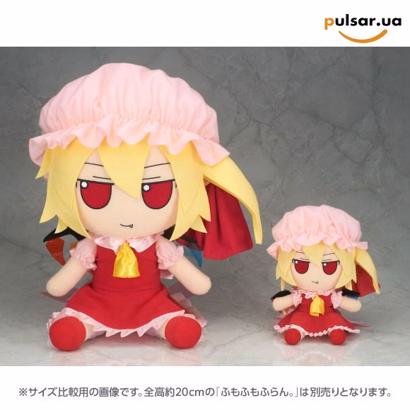 Оригінальна м'яка іграшка «Touhou Project Plush Series Flandre Scarlet FumoFumo Flan. (Medium Size Ver.)», фото 3