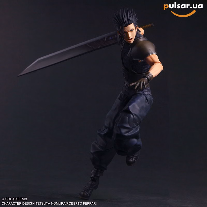 Оригінальна sci-fi фігурка «Final Fantasy VII Rebirth PLAY ARTS SHIN Zack Fair Soldier Class 1st», фото 3