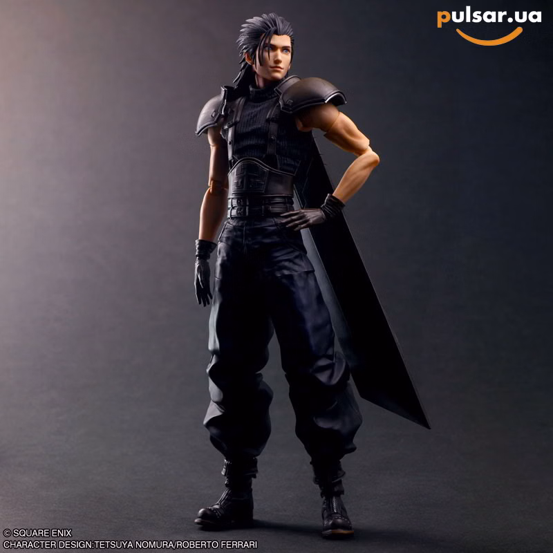 Оригінальна sci-fi фігурка «Final Fantasy VII Rebirth PLAY ARTS SHIN Zack Fair Soldier Class 1st», фото 6