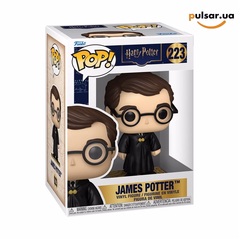 Вінілова фігурка «Funko POP! • • Harry Potter ◉ James Potter (Marauder’s Map) № 223»