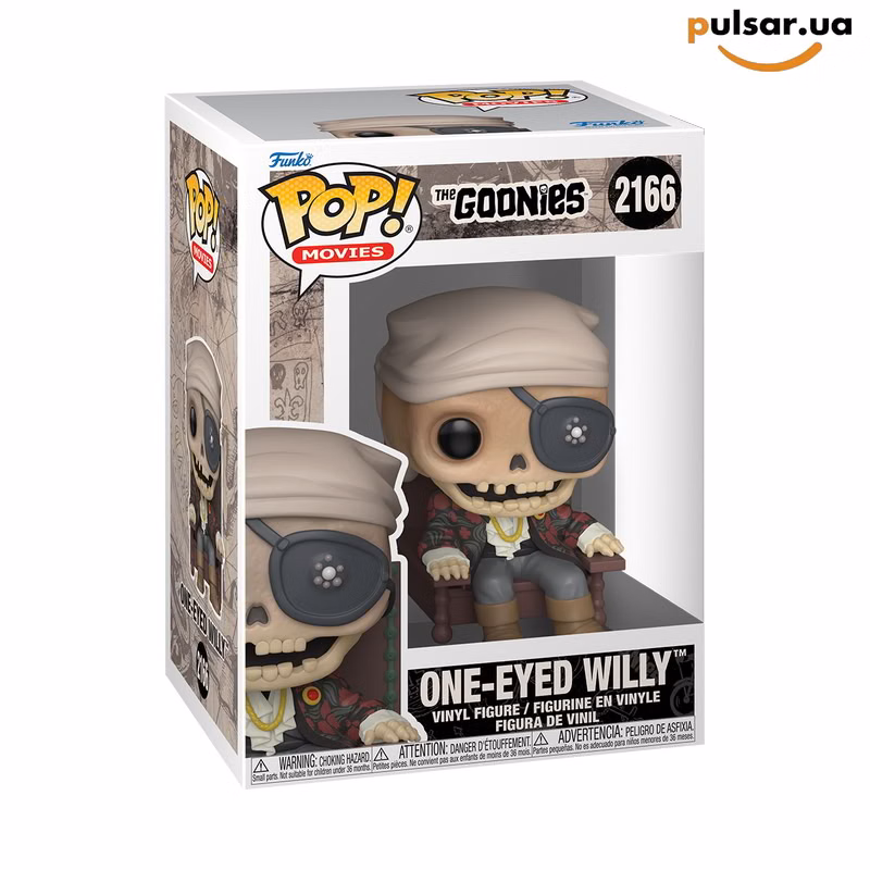 Виниловая фигурка «Funko POP! • • The Goonies ◉ One-Eyed Willy № 2166»
