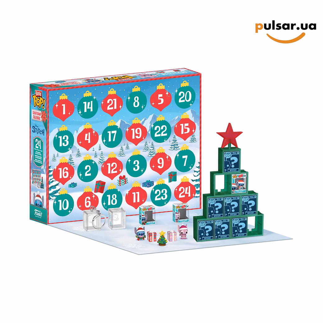 Адвент-календар «Funko POP! • Pocket Pop! • Stitch Holiday Advent Calendar», фото 3