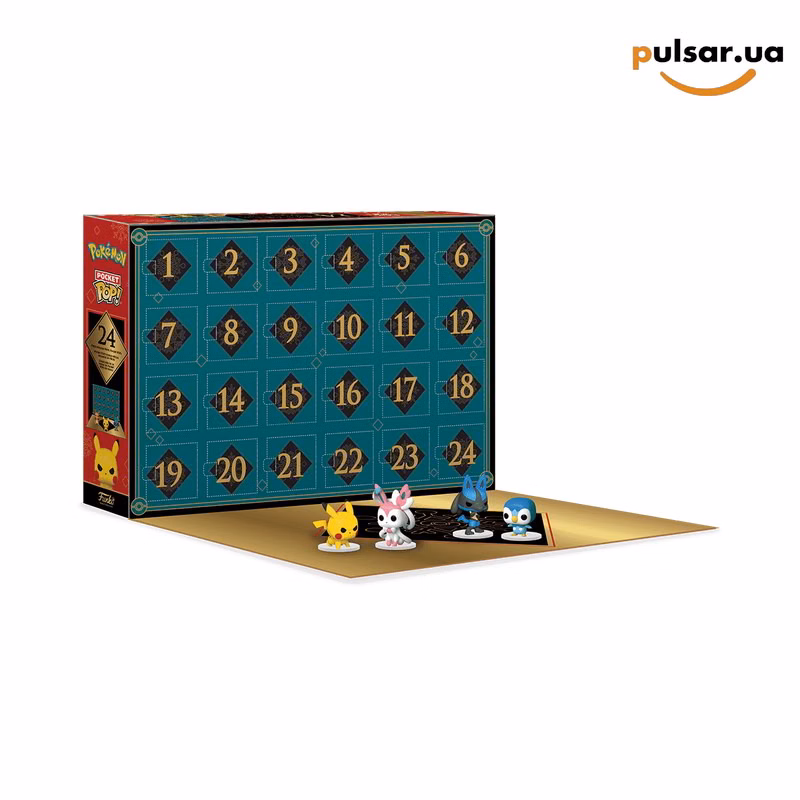 Адвент-календар «Funko POP! • Pocket Pop! • Pokémon 24-Day Holiday Countdown Calendar», фото 2