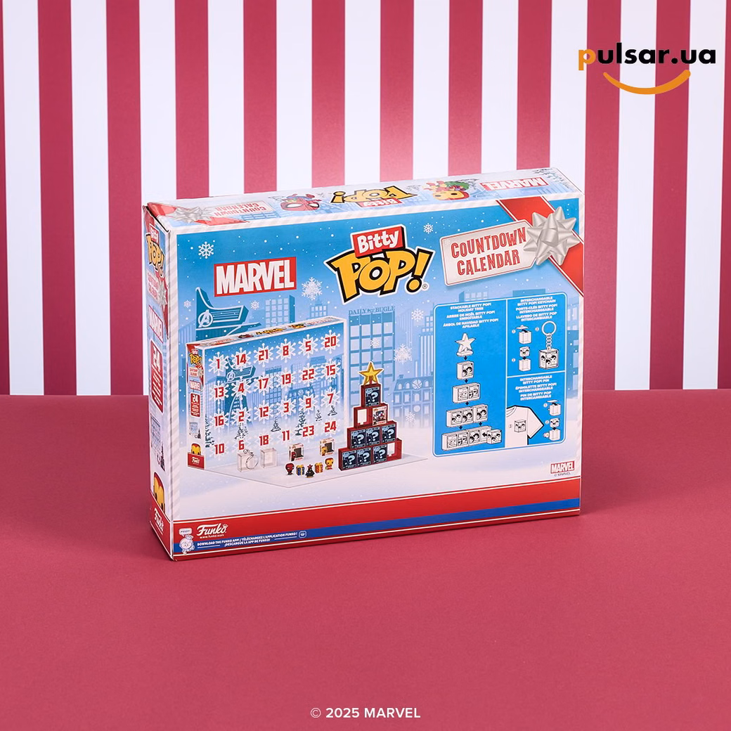 Адвент-календар «Funko POP! • Pocket Pop! • Marvel Holiday Advent Calendar», фото 4