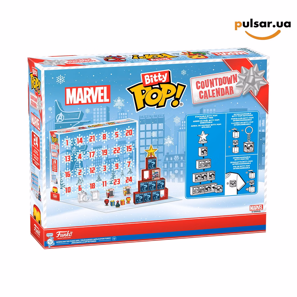 Адвент-календар «Funko POP! • Pocket Pop! • Marvel Holiday Advent Calendar», фото 6