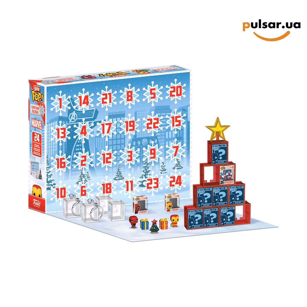 Адвент-календар «Funko POP! • Pocket Pop! • Marvel Holiday Advent Calendar», фото 2