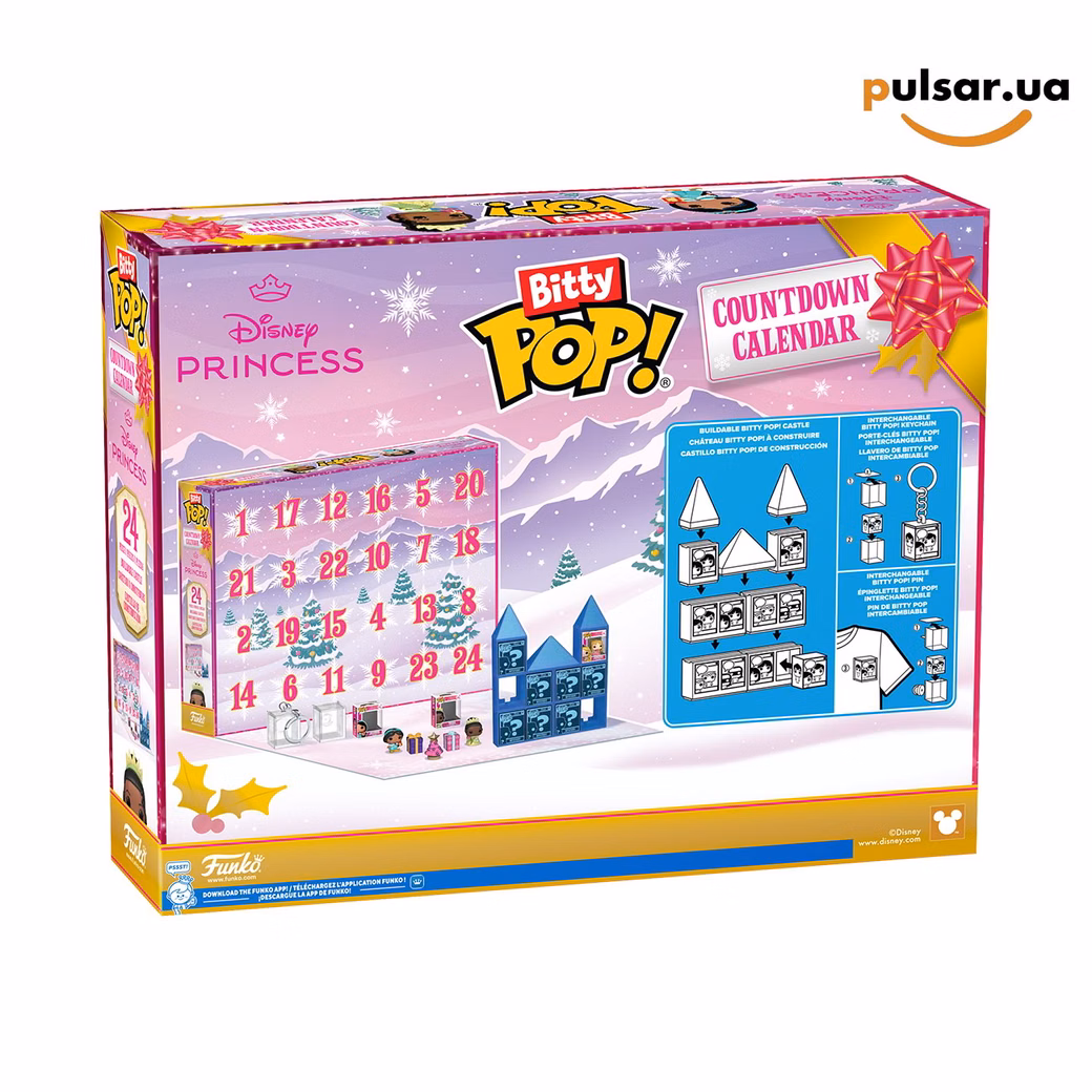 Адвент-календар «Funko POP! • Pocket Pop! • Disney Princess Holiday Advent Calendar», фото 2