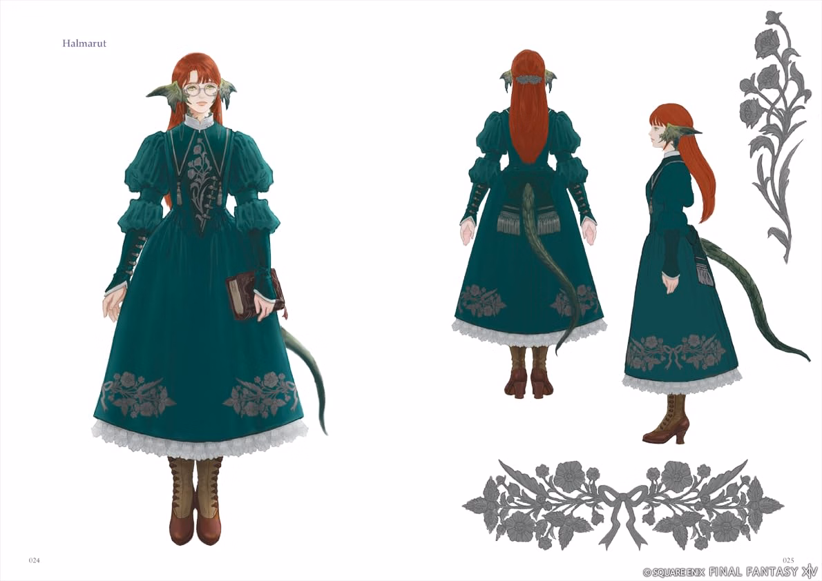 Артбук «Final Fantasy XIV: Dawntrail -- The Art of Succession -Relics of Eternity-», фото 2