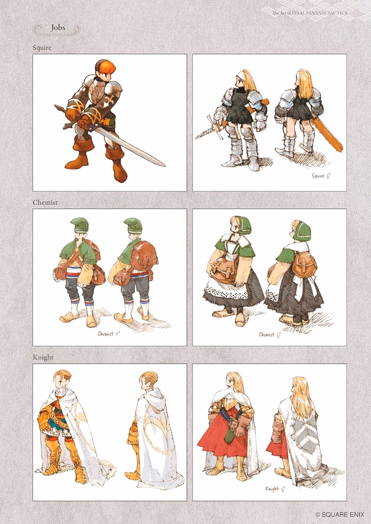 Артбук «The Art of Final Fantasy Tactics», фото 2