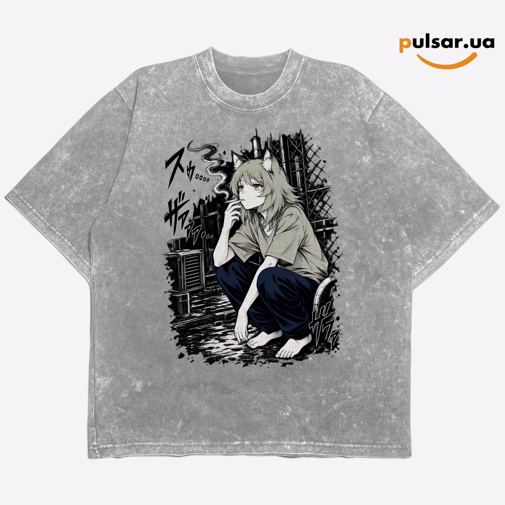 Футболка «Chainsmoker Cat ➤ Yani Neko», фото 3