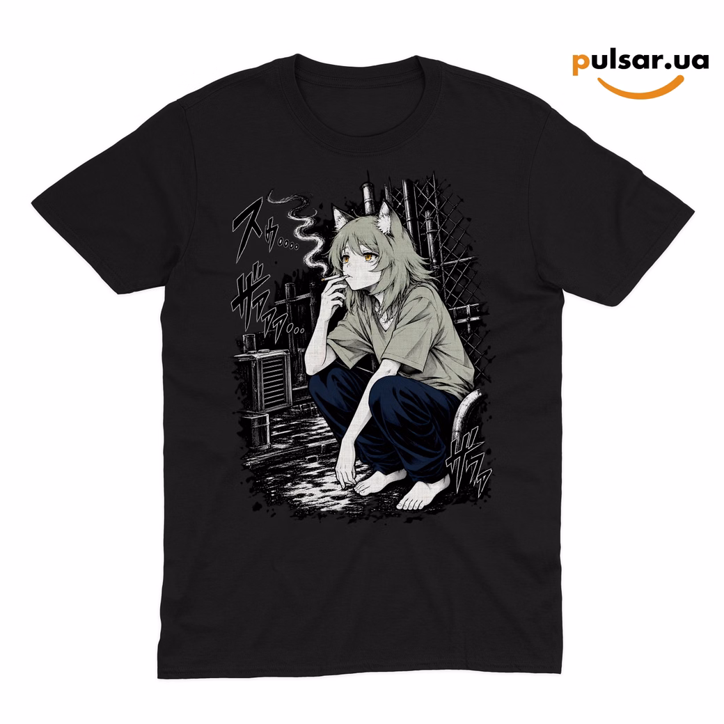 Футболка «Chainsmoker Cat ➤ Yani Neko», фото 4