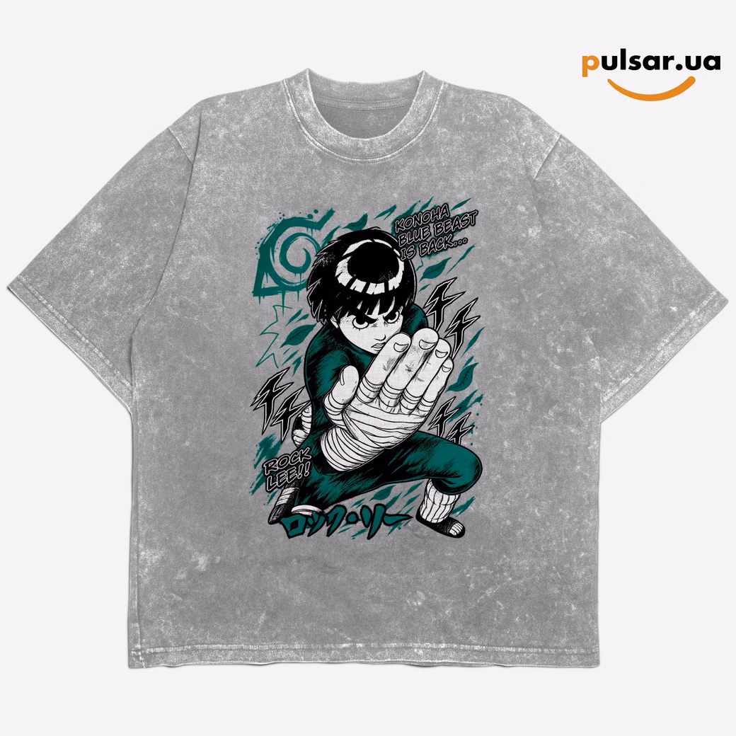 Футболка «Naruto ➤ Rock Lee» модель 1, фото 4
