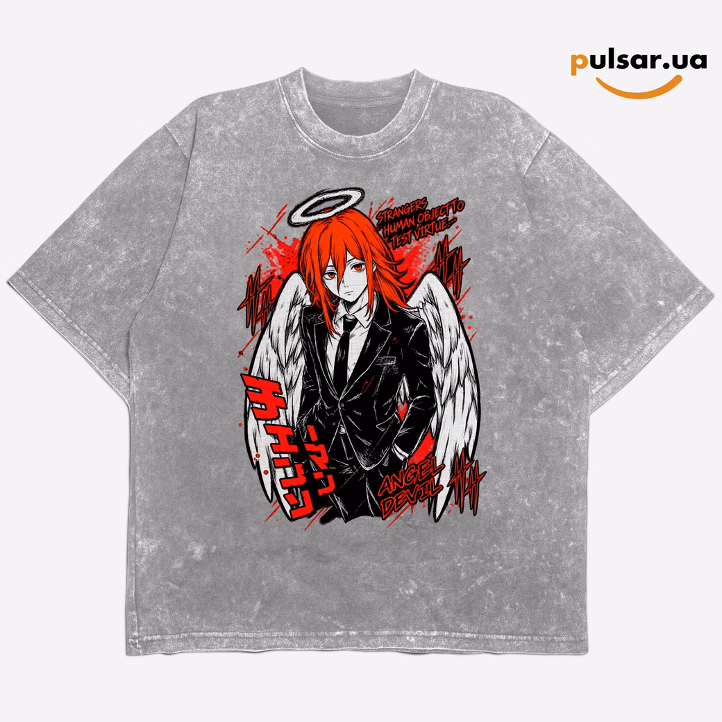 Футболка «Chainsaw Man ➤ Angel Devil», фото 2