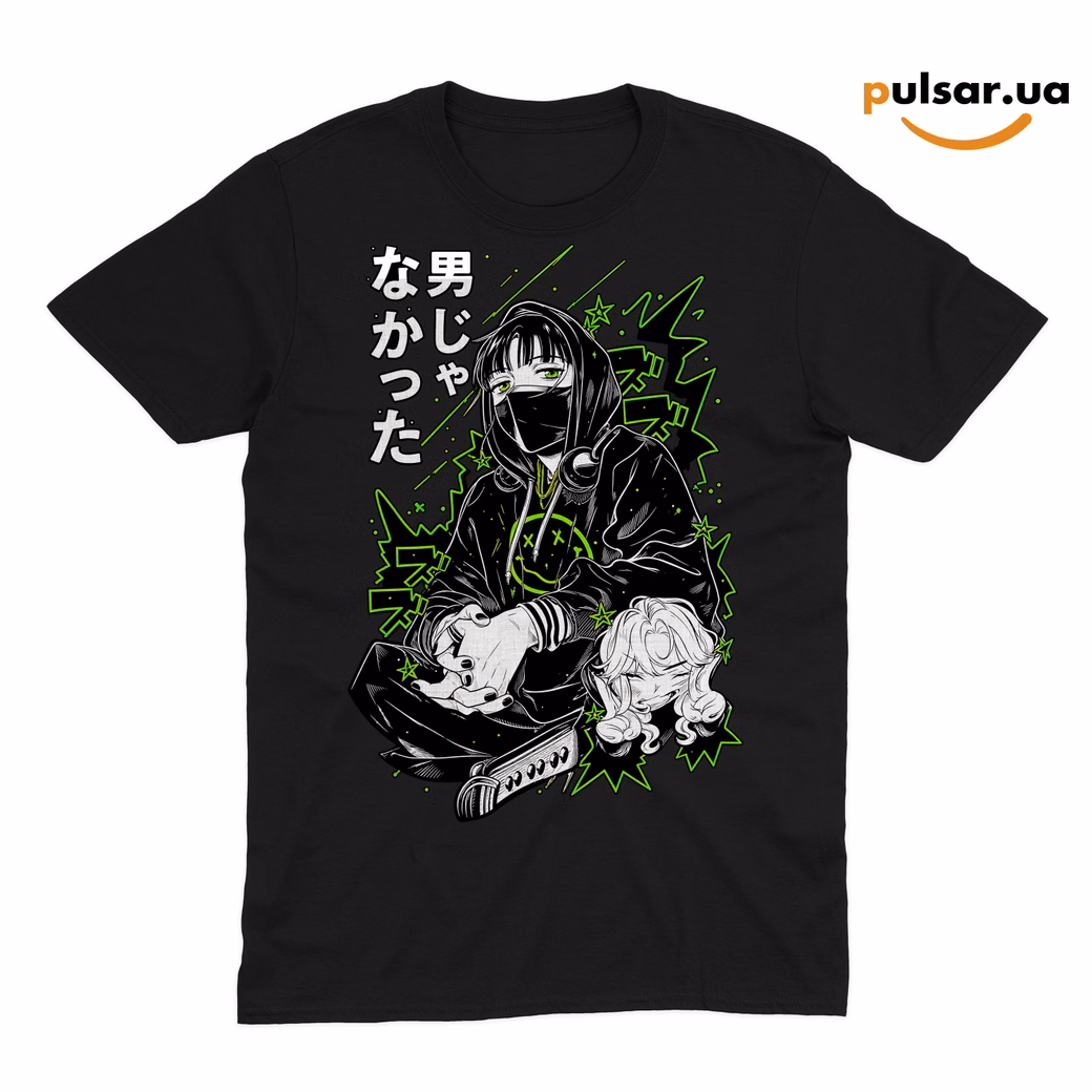Футболка «The Guy She Was Interested In Wasn't a Guy at All (Kininatteiru Hito ga Otoko Janakatta) ➤ Mitsuki Koga & Aya Oosawa» модель 2
