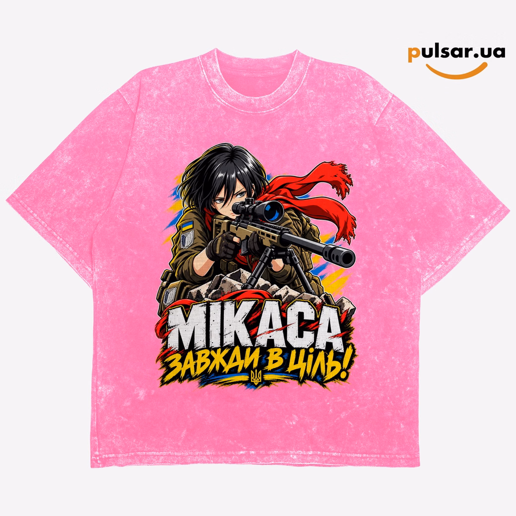 Футболка «UA Army ➤  Attack on titan ✶ Mikasa»  модель 2, фото 4