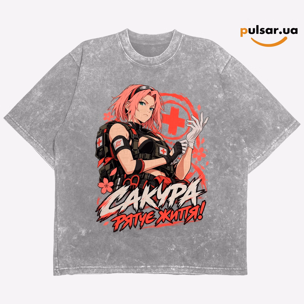 Футболка «UA Army ➤ Naruto  ✶ Sakura Haruno» модель 1, фото 3