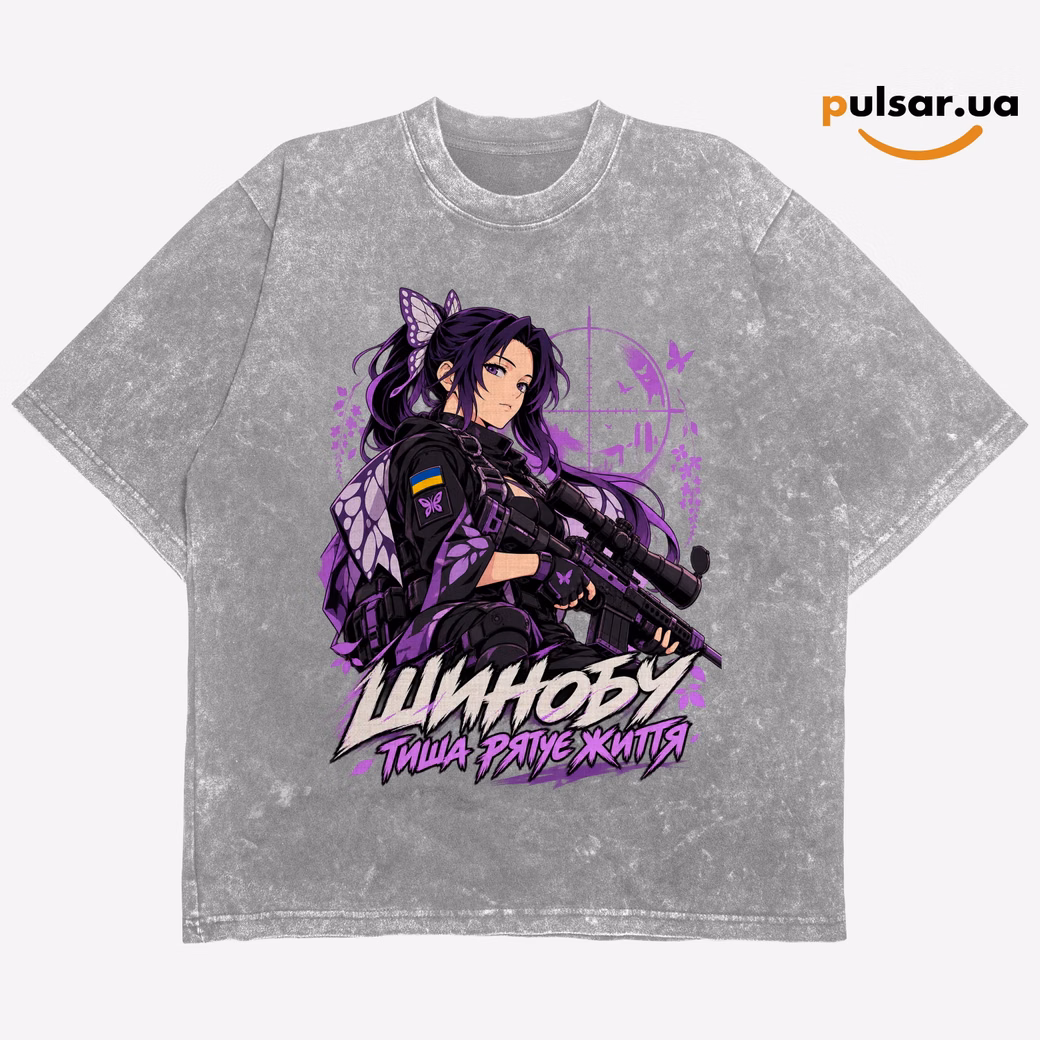 Футболка «UA Army ➤ Demon Slayer: Kimetsu no Yaiba ✶ Shinobu Kocho» модель 1, фото 3
