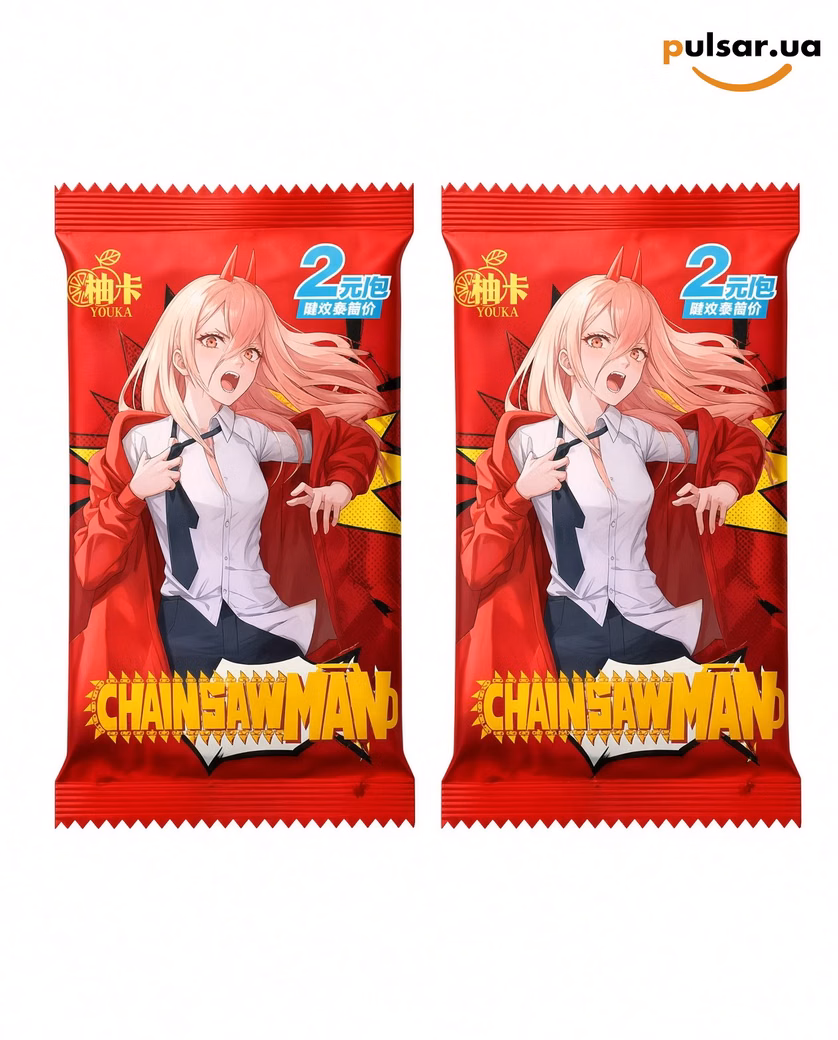 Коллекционные карточки (бустеры) «Chainsaw Man Card Hell Hero Cards»