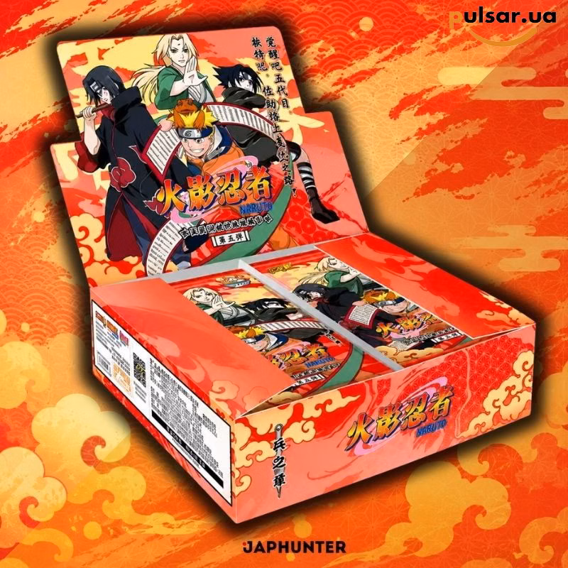 Колекційні картки (бустери) «Naruto Kayou Tier 2 Wave 9 – Bing Zhi Zhang Booster», фото 2