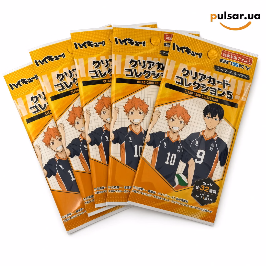 Колекційні картки (бустери) «Haikyu!! Metallic Card Collection (Ensky)»