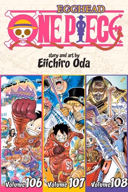 Комплект манги англійською мовою «One Piece (Omnibus Edition): 6-Book Collection Set, Volumes 31-36, Includes Volumes 91-108 by Eiichiro Oda», фото 4