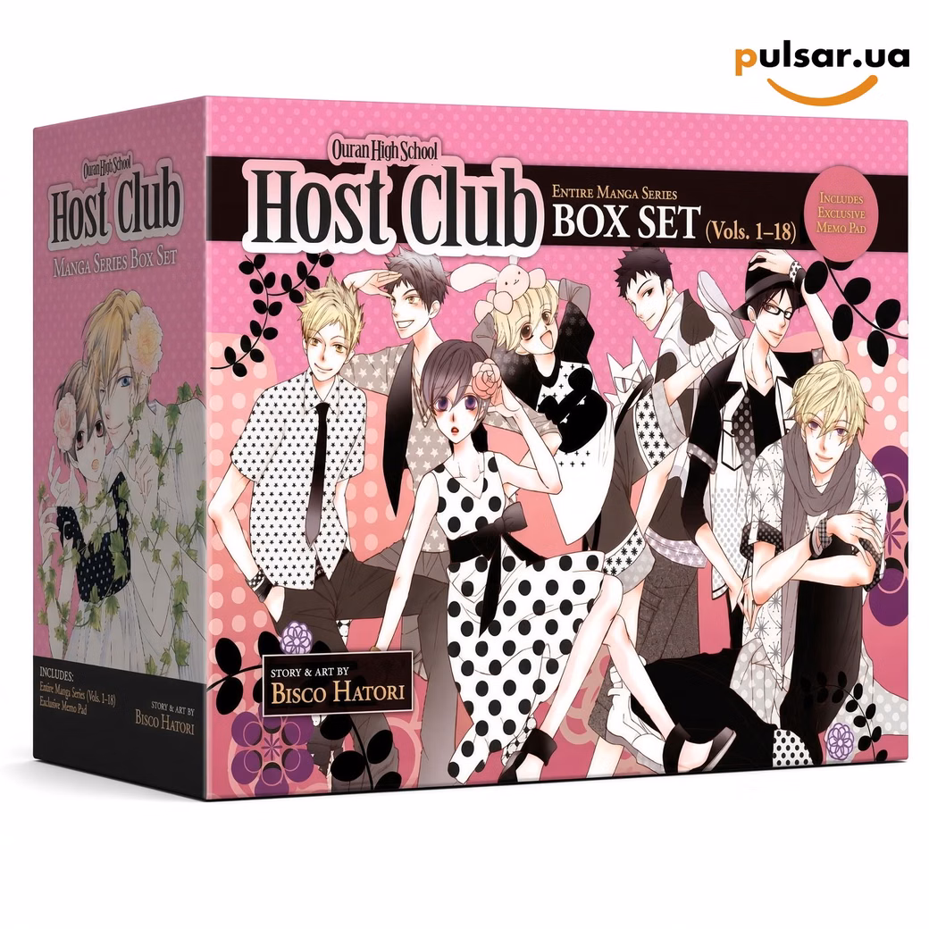 Комплект манги на английском языке «Ouran High School Host Club Box Set (Vol. 1-18)»