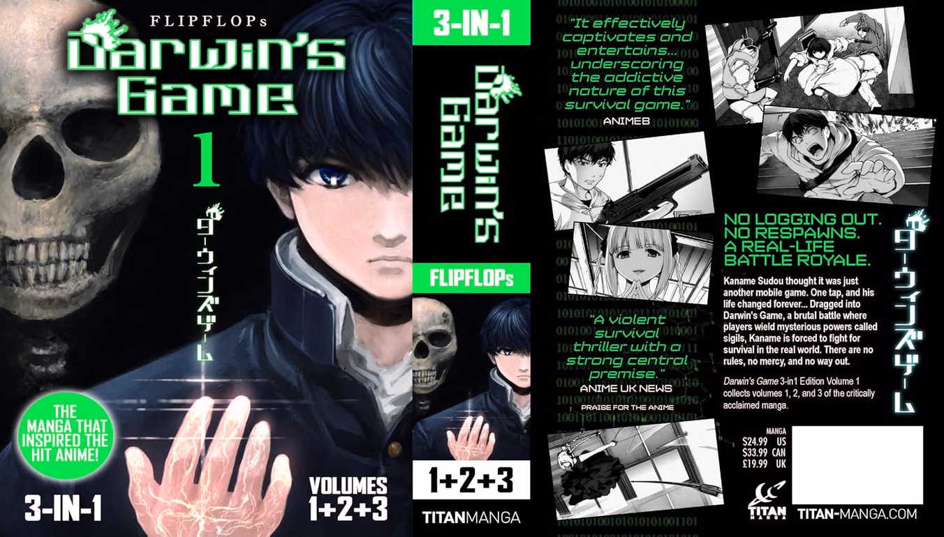 Манга на англійській мові «Darwin's Game (3-in-1 Edition)» Vol 1-2 - 3, фото 2