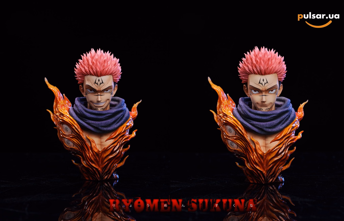 Оригінальна аніме фігурка «1/6 Scale Pink Hair Ryomen Sukuna with Evil Smile-Jujutsu Kaisen-Real World Studio», фото 10