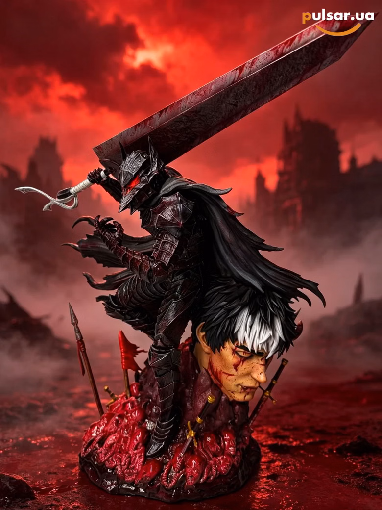 Оригинальная аниме фигурка «1/4 Scale Guts-Berserk-JiCaiZhuWu Studio», фото 2