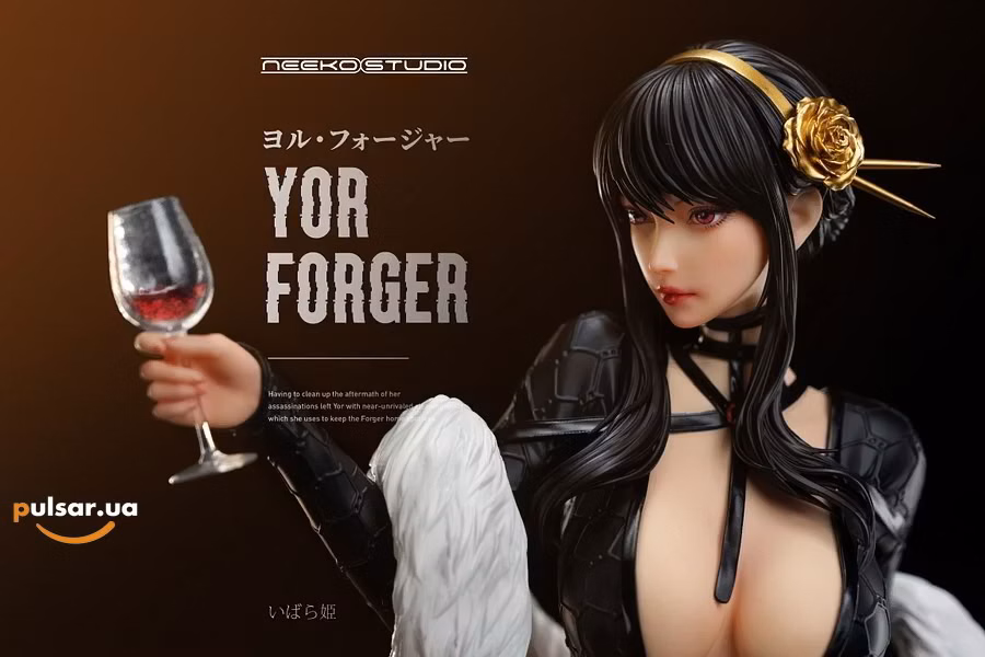 Оригінальна аніме фігурка  «Neeko Studio Spy × Family Yor Forger Dinner Party Killer – 1/4 Scale R18 Statue», фото 2