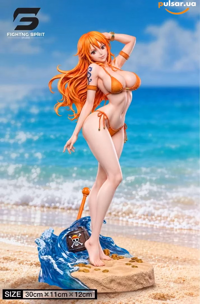 Оригинальная аниме фигурка  «Fighting Sprit Studio - Nami Swimsuit Ver. One Piece», фото 2