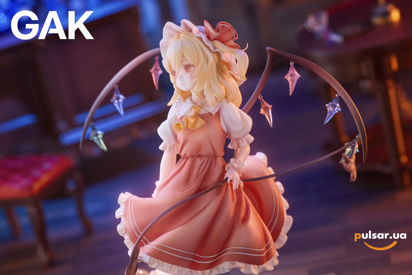 Оригінальна аніме фігурка «1/7 Scale Remilia Scarlet and Flandre Scarlet-Touhou Project-GAK Studio», фото 6
