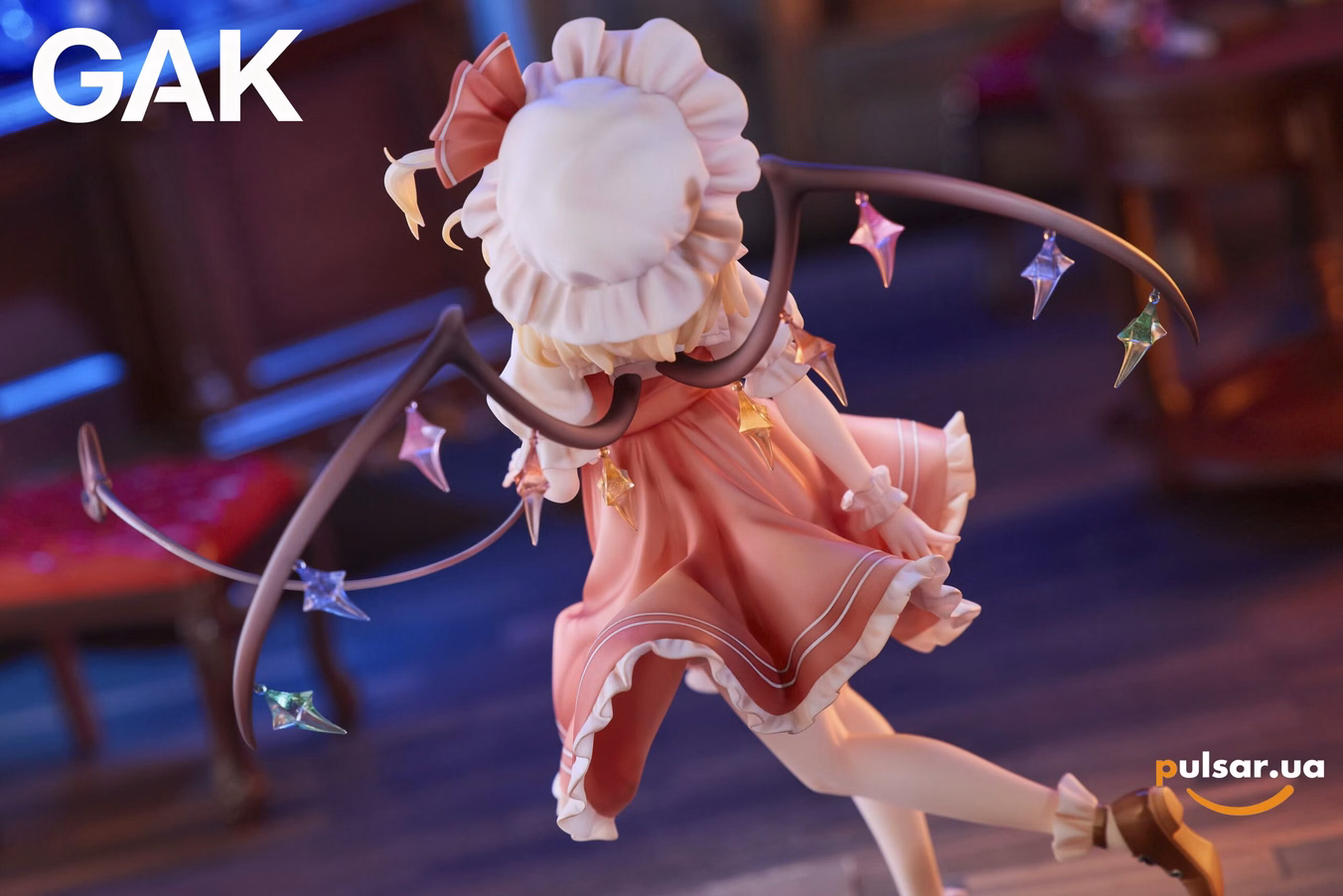 Оригінальна аніме фігурка «1/7 Scale Remilia Scarlet and Flandre Scarlet-Touhou Project-GAK Studio», фото 4