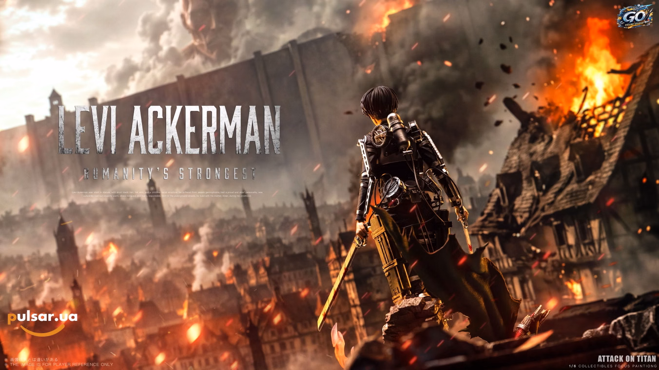Оригінальна аніме фігурка «Levi-Attack on Titan-GO FIGURE Studio», фото 8
