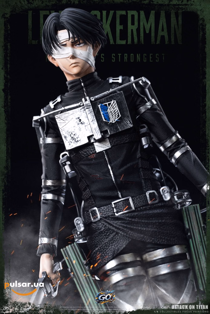 Оригінальна аніме фігурка «Levi-Attack on Titan-GO FIGURE Studio», фото 13