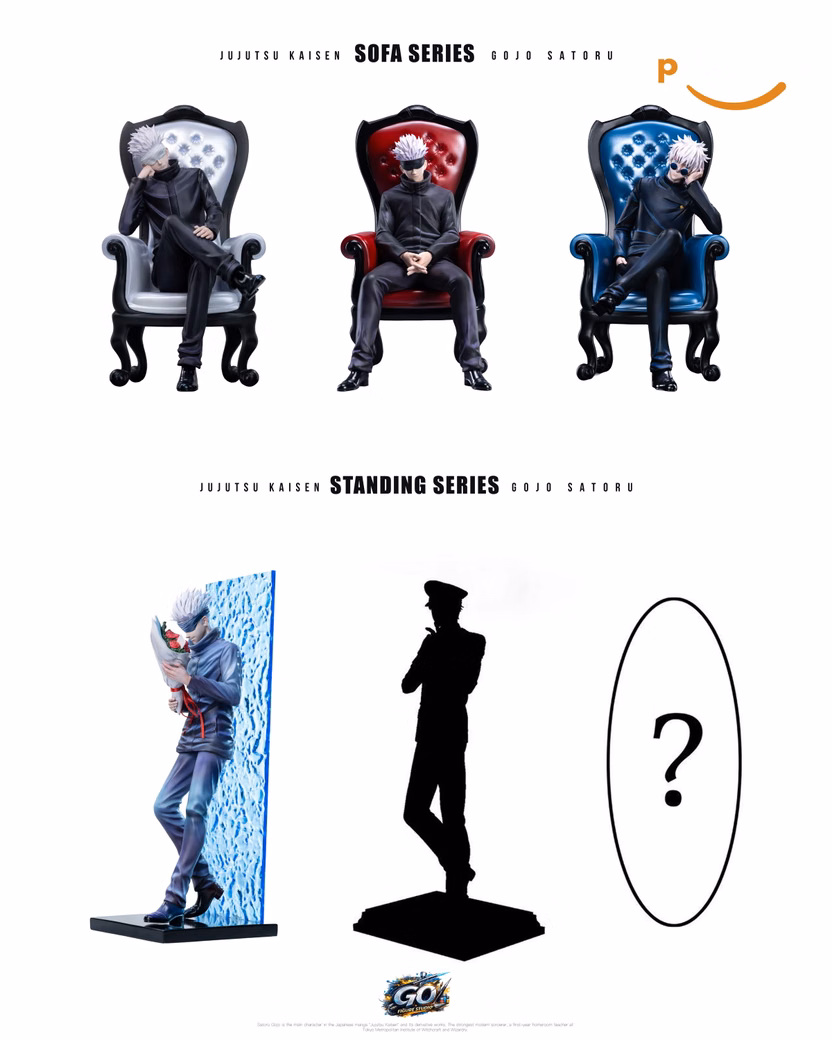 Оригінальна аніме фігурка «Blue Chair Gojo-Jujutsu Kaisen-GO FIGURE STUDIO», фото 4