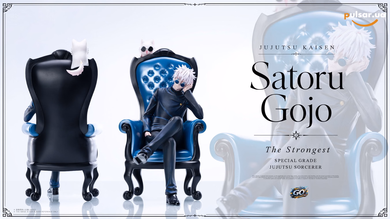 Оригінальна аніме фігурка «Blue Chair Gojo-Jujutsu Kaisen-GO FIGURE STUDIO», фото 7