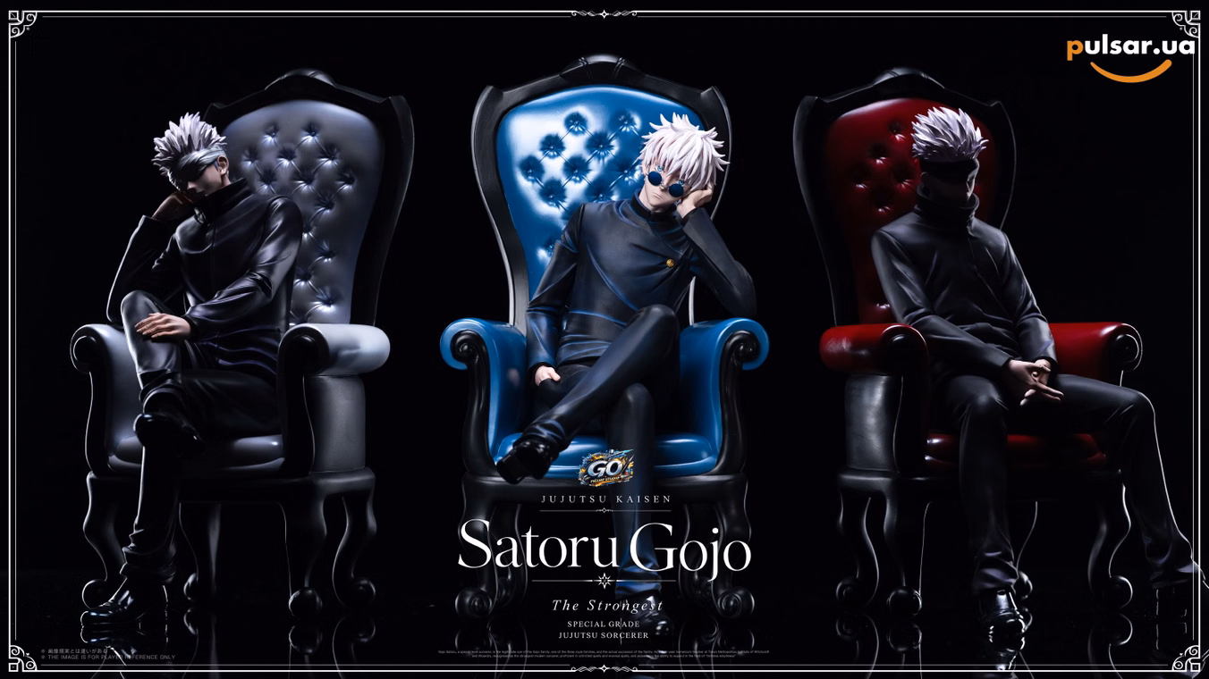 Оригінальна аніме фігурка «Blue Chair Gojo-Jujutsu Kaisen-GO FIGURE STUDIO», фото 6