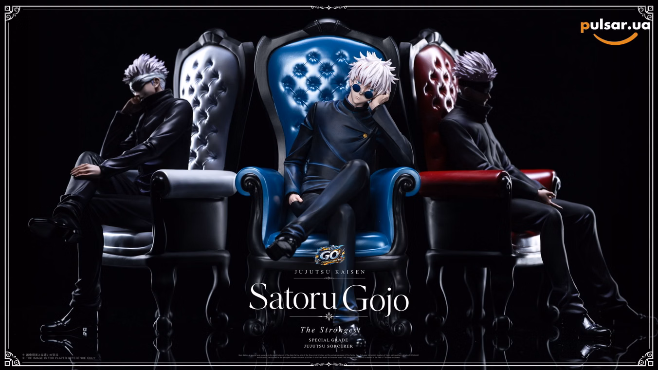 Оригінальна аніме фігурка «Blue Chair Gojo-Jujutsu Kaisen-GO FIGURE STUDIO», фото 8