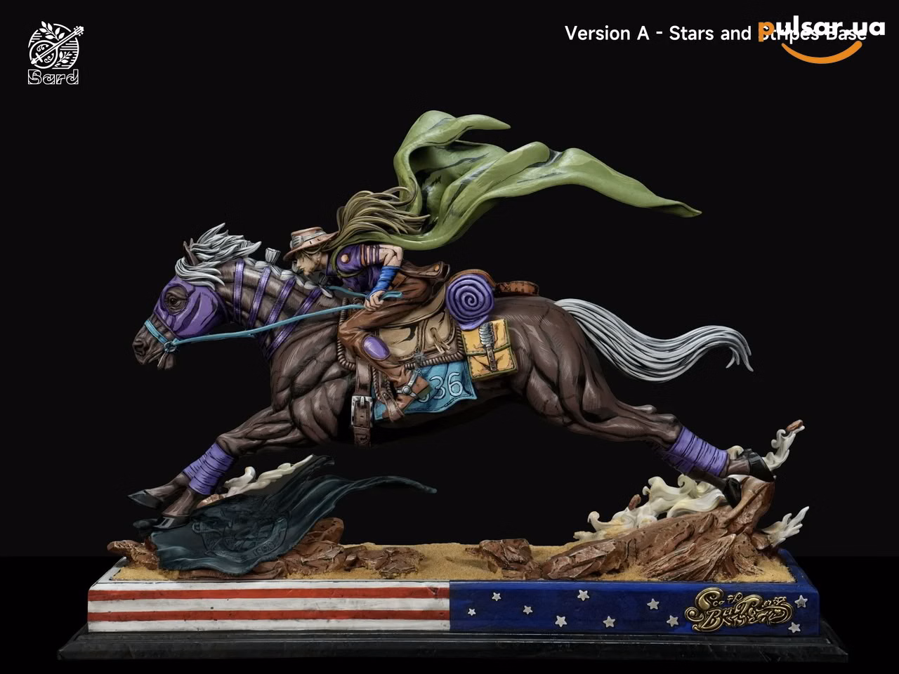 Оригінальна аніме фігурка «1/6 Scale Gyro Zeppeli-JoJo's Bizarre Adventure-Bard Studio»