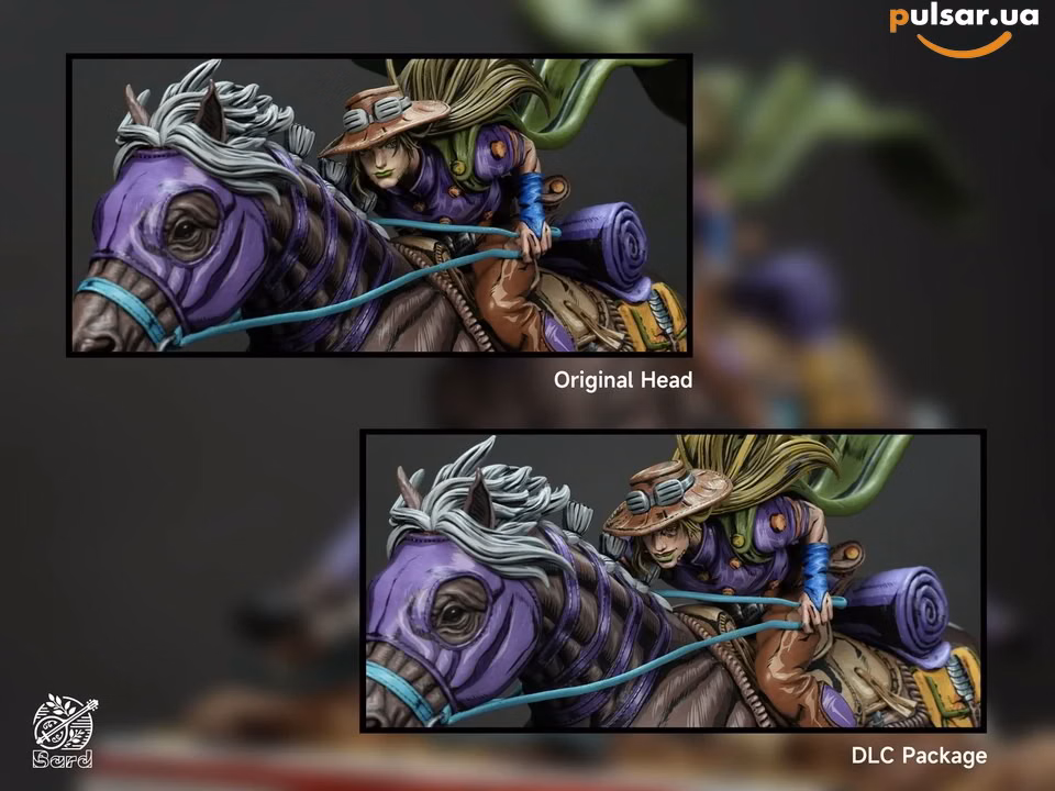 Оригінальна аніме фігурка «1/6 Scale Gyro Zeppeli-JoJo's Bizarre Adventure-Bard Studio», фото 5