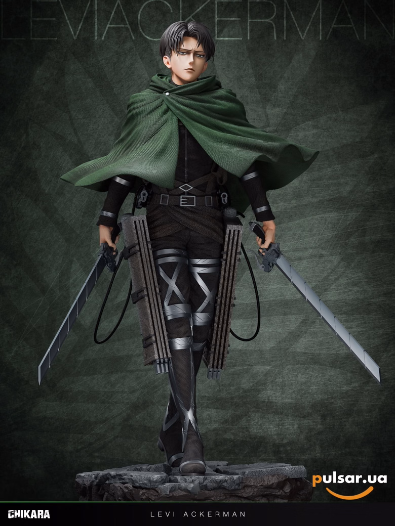 Оригінальна аніме фігурка «1/6 Scale Levi Ackerman-Attack on Titan-CHIKARA Studio», фото 3