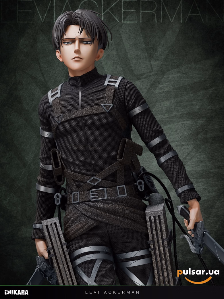 Оригінальна аніме фігурка «1/6 Scale Levi Ackerman-Attack on Titan-CHIKARA Studio», фото 4