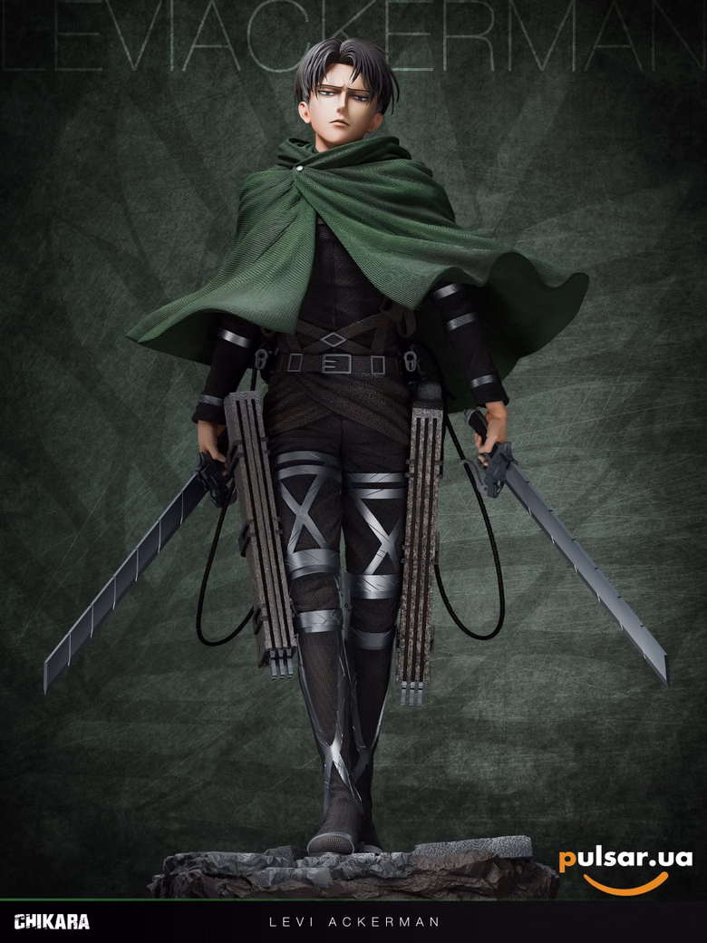 Оригінальна аніме фігурка «1/6 Scale Levi Ackerman-Attack on Titan-CHIKARA Studio»