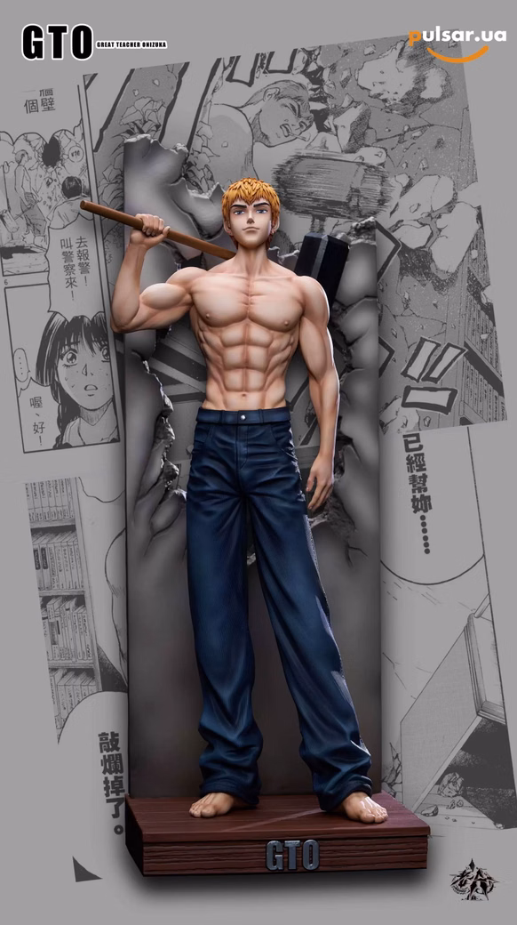 Оригінальна аніме фігурка «1/6 Scale Eikichi Onizuka-GTO-LaoA Studio», фото 2