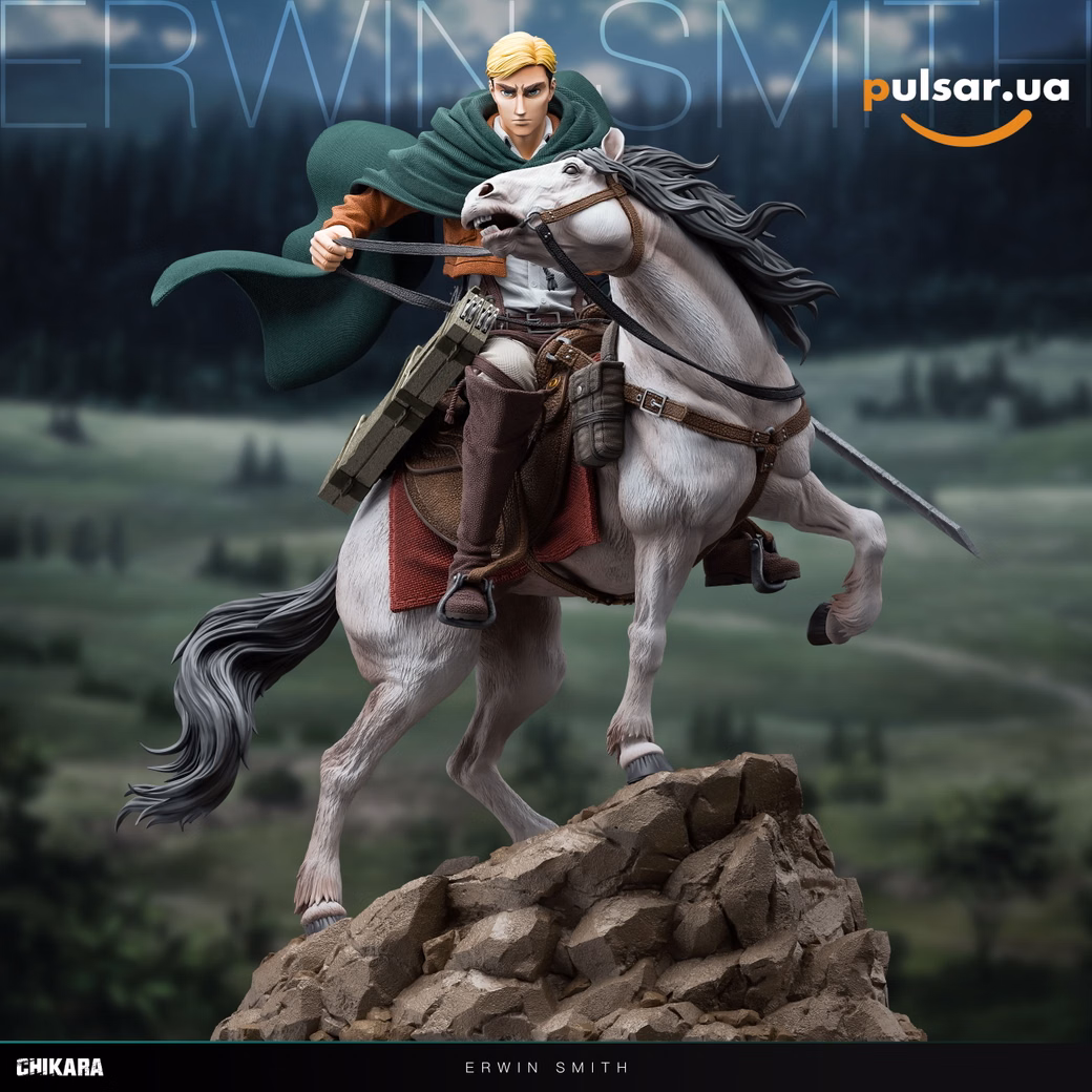 Оригінальна аніме фігурка «1/6 Scale Erwin Smith-Attack on Titan-CHIKARA Studio»